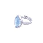 Ring-silver-blue