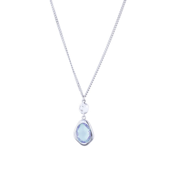 blue-snowdrop-necklace-silver