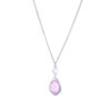 pink-snowdrop-necklace-silver
