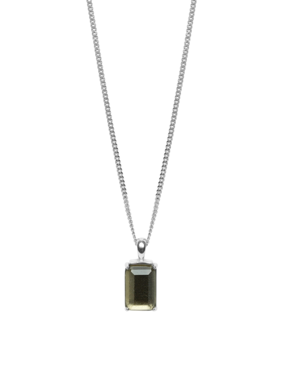 Be Dazzled! | Necklace | Chocolate brown silver